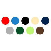 EURONET-Hygine - Palette couleur serviette 39x39 2 plis