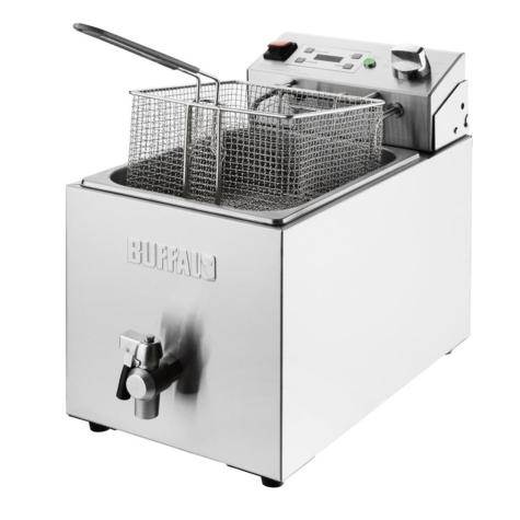 FRITEUSE BUFFALO 8L 2,9KW AVEC MINUTERIE