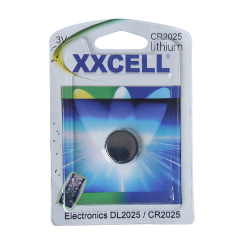 PILE CR2025 LITHIUM XXCELL