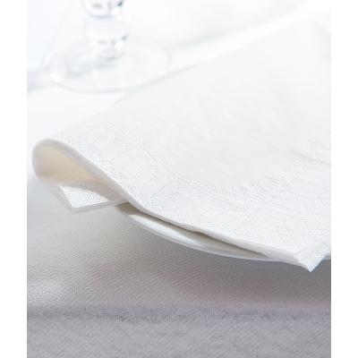 SERVIETTE OUATE BLANCHE 2 PLIS 39X39 Lot de 100