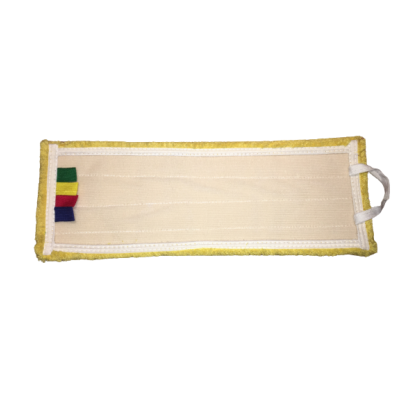 FRANGE DE DEPOUSSIERAGE JAUNE 40cm pour support velcro