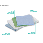 KIT MICROFIBRE 4 PIECES