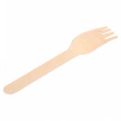 FOURCHETTE BOIS 15,5 cm BIODEGRADABLE Lot de 100