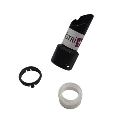 Embout de flexible côté tube à clipser diamètre 32mm avec Clip + Bague pour aspirateur Numatic, Tennant...