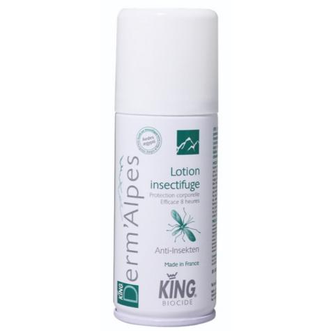 LOTION INSECTIFUGE Corps et vêtements Derm'Alpes 80ml KING