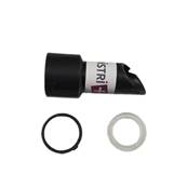 Embout de flexible côté tube à clipser diamètre 32mm avec Clip + Bague pour aspirateur Numatic, Tennant...