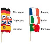 PIQUES DRAPEAUX "ESPAGNE"