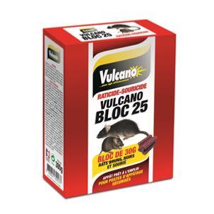 RATICIDES/SOURICIDES BLOCS 25 240GRS VULCANO