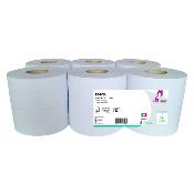 PAPIER WC   12  RLX  MINI JUMBO 175m 2plis lisse blanc ECOLABEL