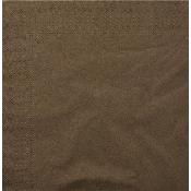 SERVIETTE CHOCOLAT OUATE 39X39 LOT DE 100