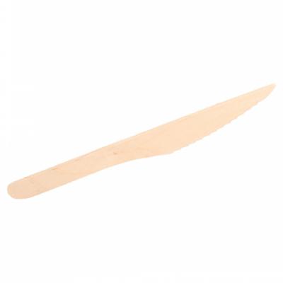 COUTEAU BOIS 16,4 cm BIODEGRADABLE Lot de 100