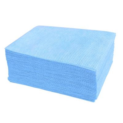 LAVETTE ANTIBACTERIENNE NON TISSEE BLEU LOT DE 25