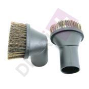 BROSSE MEUBLE OVALE ARTICULEE EN CRIN DE CHEVAL D.32MM