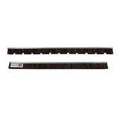 Jeu de 2 bandes brosse en crin de cheval pour suceur d aspirateur en plastique de largeur 30cm
