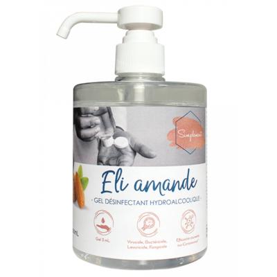 GEL DESINFECTANT HYDROALCOOLIQUE ELI AMANDE Flacon pompe 500ml