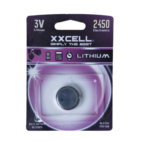 PILE CR2450 LITHIUM XXCELL