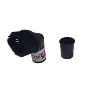 Brosse meuble ovale articulée universelle pour aspirateur allant sur des tubes de diamètre 32 ou 35 mm - Largeur 12cm