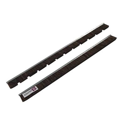 Jeu de 2 bandes brosse en crin de cheval pour suceur d aspirateur en plastique de largeur 30cm