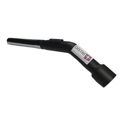 Poignée plastique/métal 52cm avec réglage d air pour aspirateur à clipser sur flexible D.32mm intérieur et pour tube diamètre 32mm