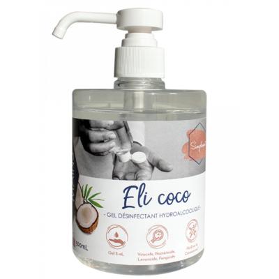 GEL DESINFECTANT HYDROALCOOLIQUE ELI COCO Flacon pompe 500ml