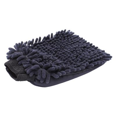 GANT DE LAVAGE MICROFIBRE RASTA NOIR