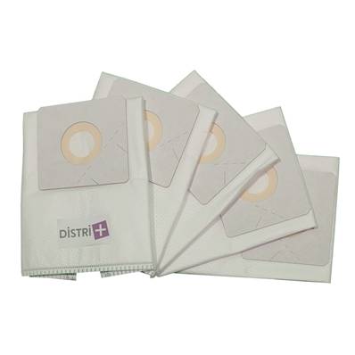 Sac aspirateur compatible avec NILFISK COUPE, NEO, FORCE, GO, ONE - GLENAN GA386, GA420, GA430, GA440..- La pochette de 5 sacs microfibre