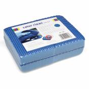 SACHET DE 4 EPONGES COLOR CLEAN HACCP BLEUES