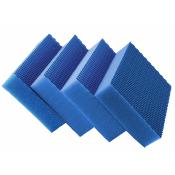 SACHET DE 4 EPONGES COLOR CLEAN HACCP BLEUES