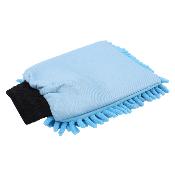 GANT DE LAVAGE MICROFIBRE RASTA BLEU