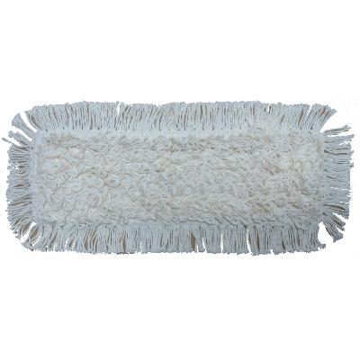 FRANGES LAVAGE A PLAT COTON LANGUETTES ET POCHES 40CM