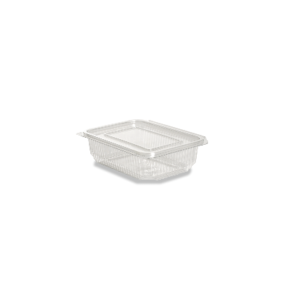 Lot 50 Barquettes Fraîcheur à Charnière 1500 Ml PET – Boîtes Salade & Aliments Froids